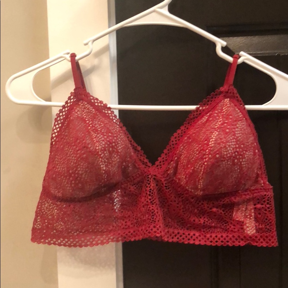 Red Lace Bralette